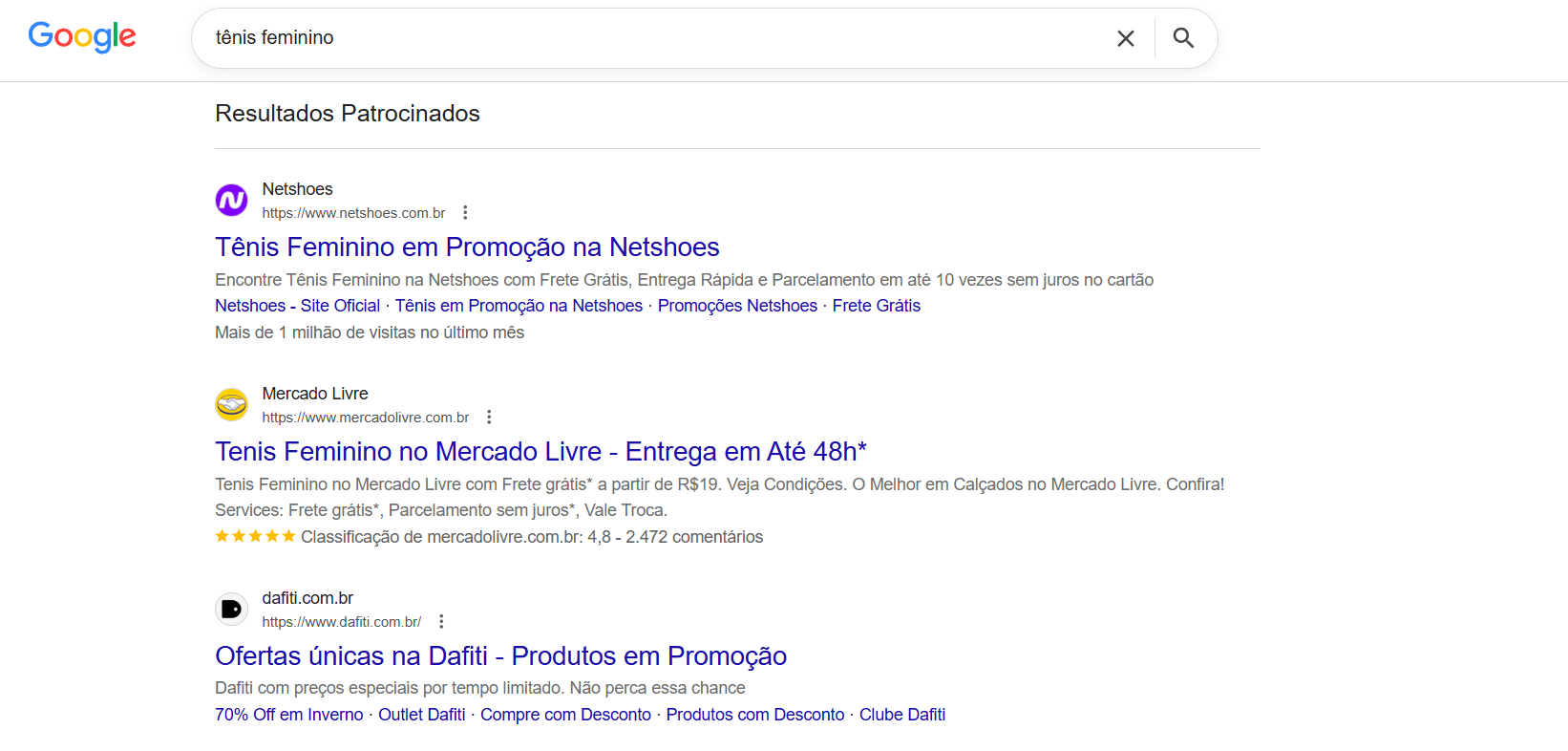 Campanha Google